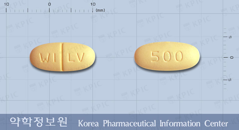 케프렙톨정500밀리그램(레비티라세탐) 제품 이미지