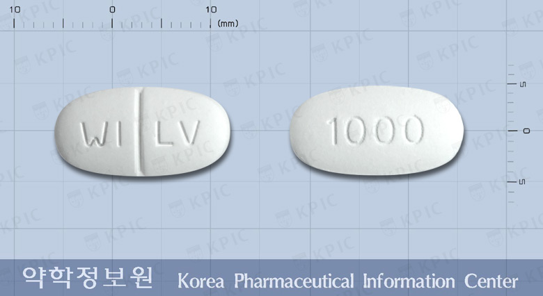 케프렙톨정1000밀리그램(레비티라세탐) 제품 이미지