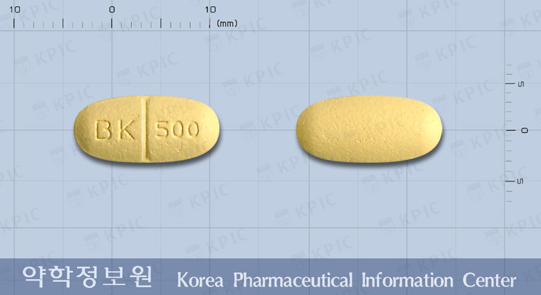 레비큐어정500밀리그램(레비티라세탐) 제품 이미지