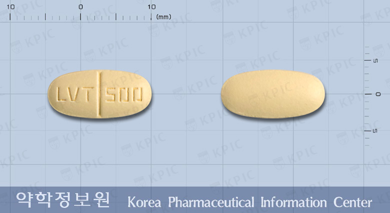 레비로틴정500밀리그램(레비티라세탐) 제품 이미지