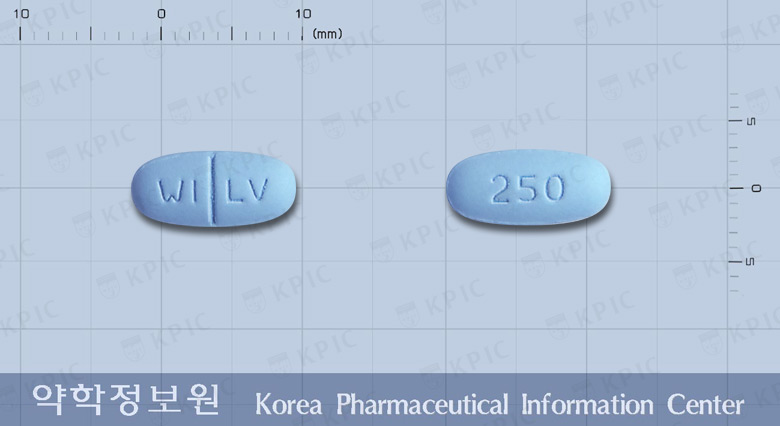 케프렙톨정250밀리그램(레비티라세탐) 제품 이미지