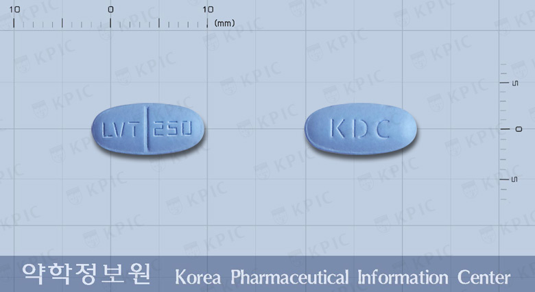 레비로틴정250밀리그램(레비티라세탐) 제품 이미지