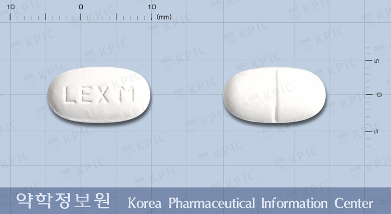 랙스엠정2/500밀리그램 제품 이미지