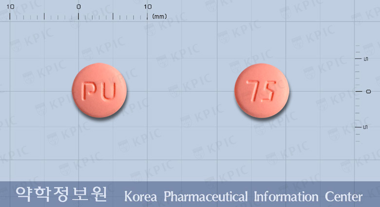 프로빅스정(클로피도그렐황산수소염) 제품 이미지