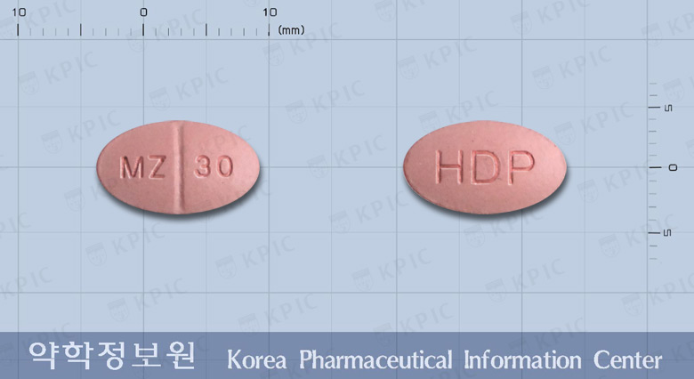 멀타핀정30밀리그램(미르타자핀) 제품 이미지