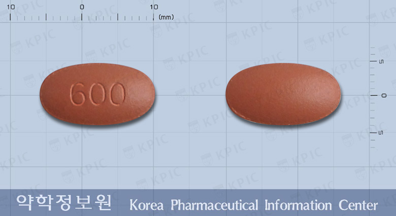 리포덱스정600밀리그람(리팜피신)/종근당리팜피신정600밀리그람(수출용) 제품 이미지