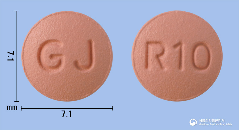 유니로바정10mg(로수바스타틴칼슘) 제품 이미지