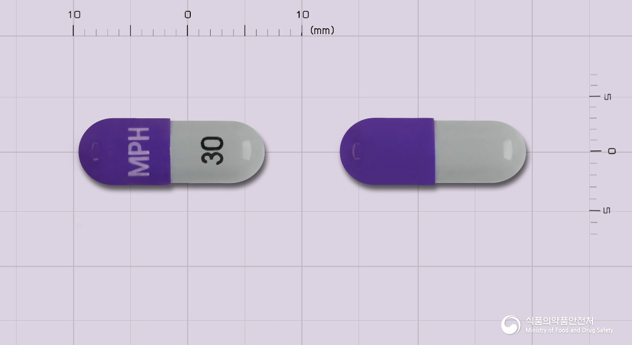 메디키넷리타드캡슐30mg(메틸페니데이트염산염) 제품 이미지