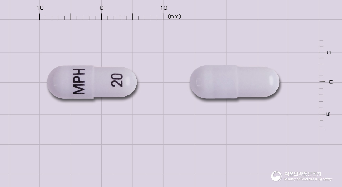 메디키넷리타드캡슐20mg(메틸페니데이트염산염) 제품 이미지