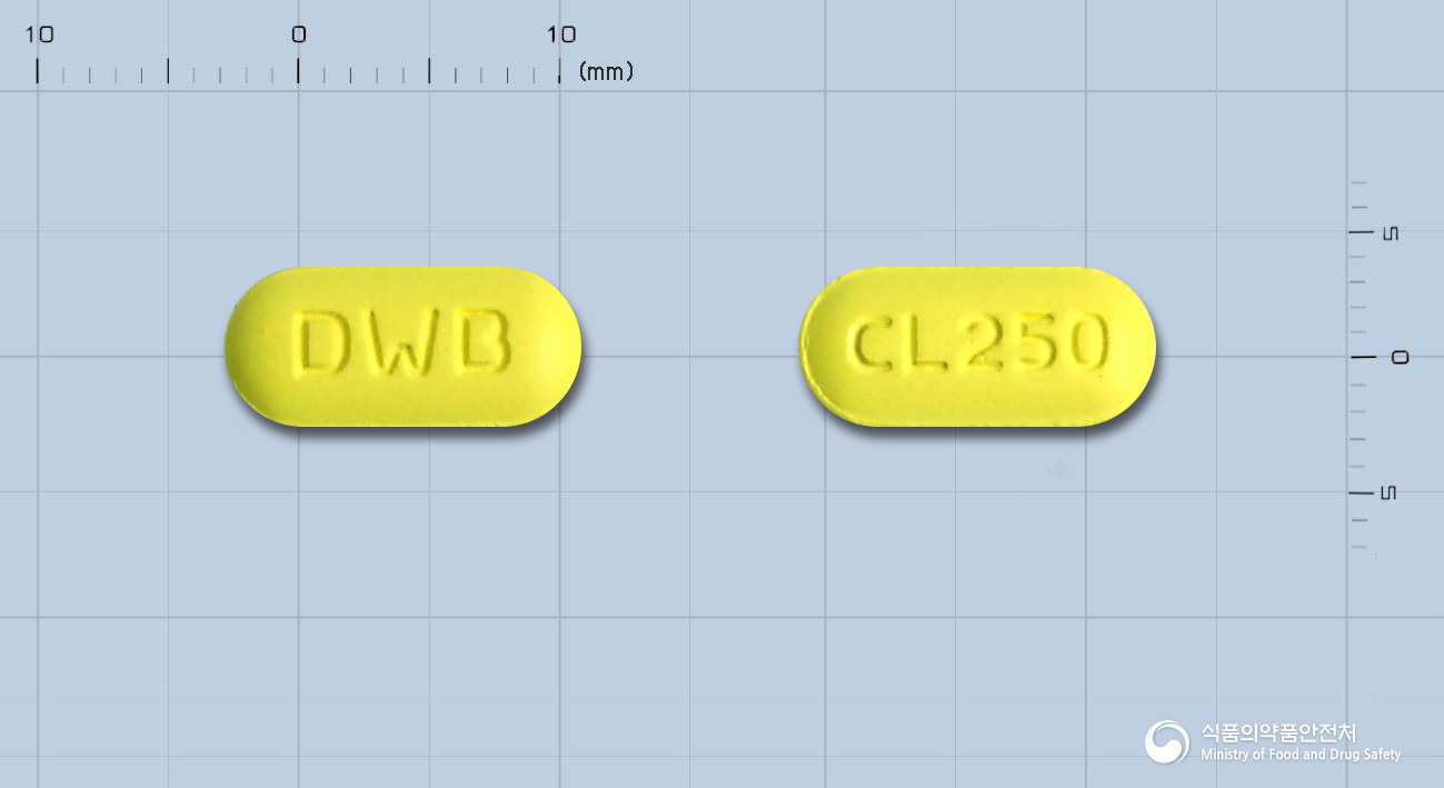 대웅바이오클래리트로마이신정250mg(클래리트로마이신) 제품 이미지