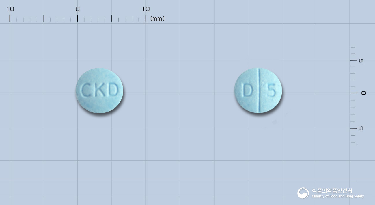 듀비에정0.5밀리그램(로베글리타존황산염) 제품 이미지