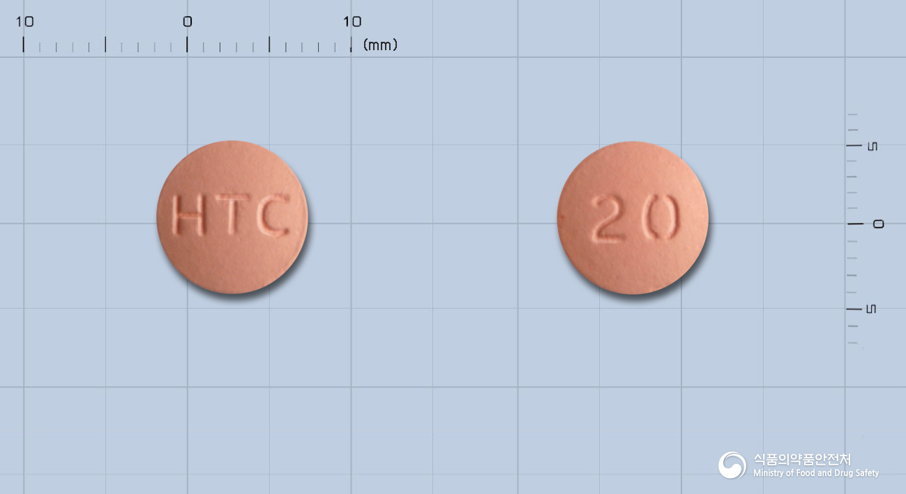 크레스바정20mg(로수바스타틴칼슘) 제품 이미지