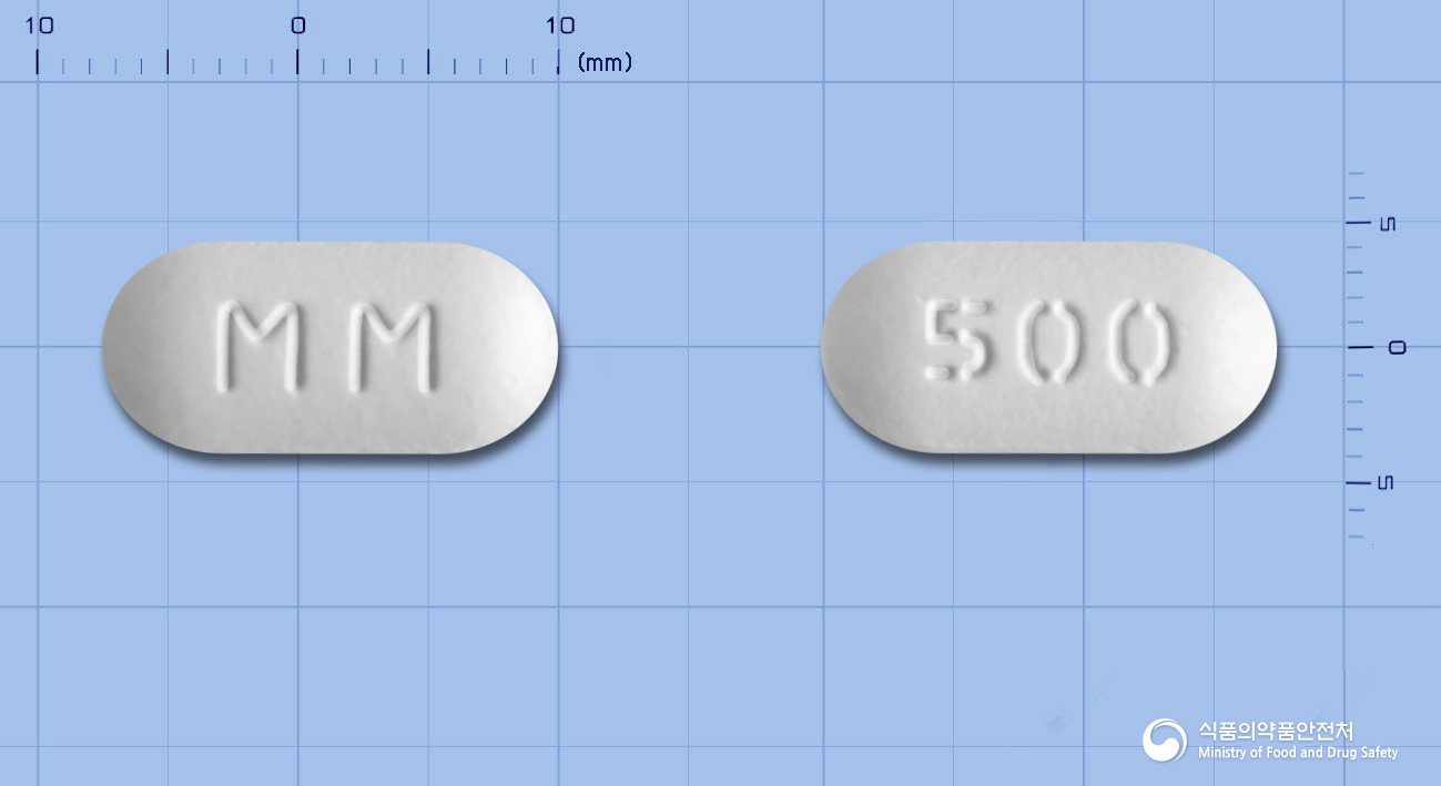 명문아모클란듀오정500mg(아목시실린수화물·클라불란산칼륨(7:1)) 제품 이미지