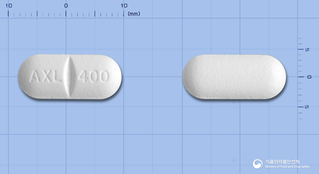 아칸솔정400mg(아미설프리드) 제품 이미지