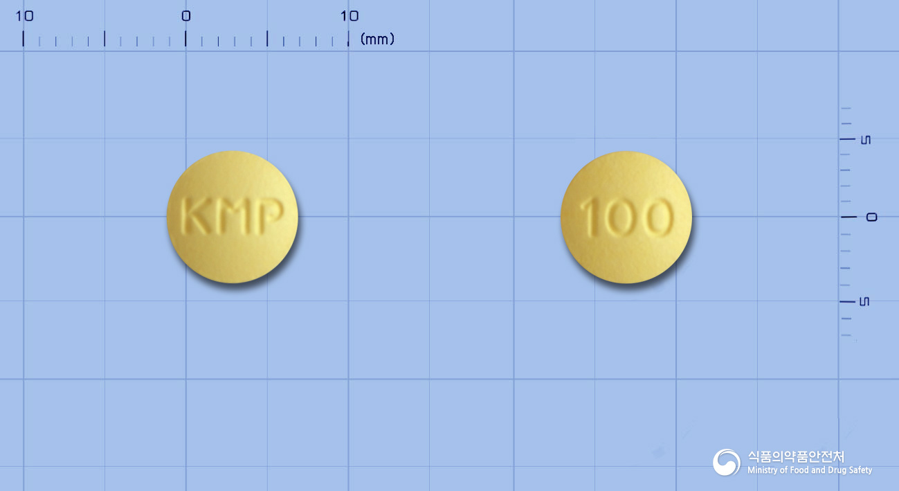피엠에스쿠에티아핀정100mg(쿠에티아핀푸마르산염) 제품 이미지