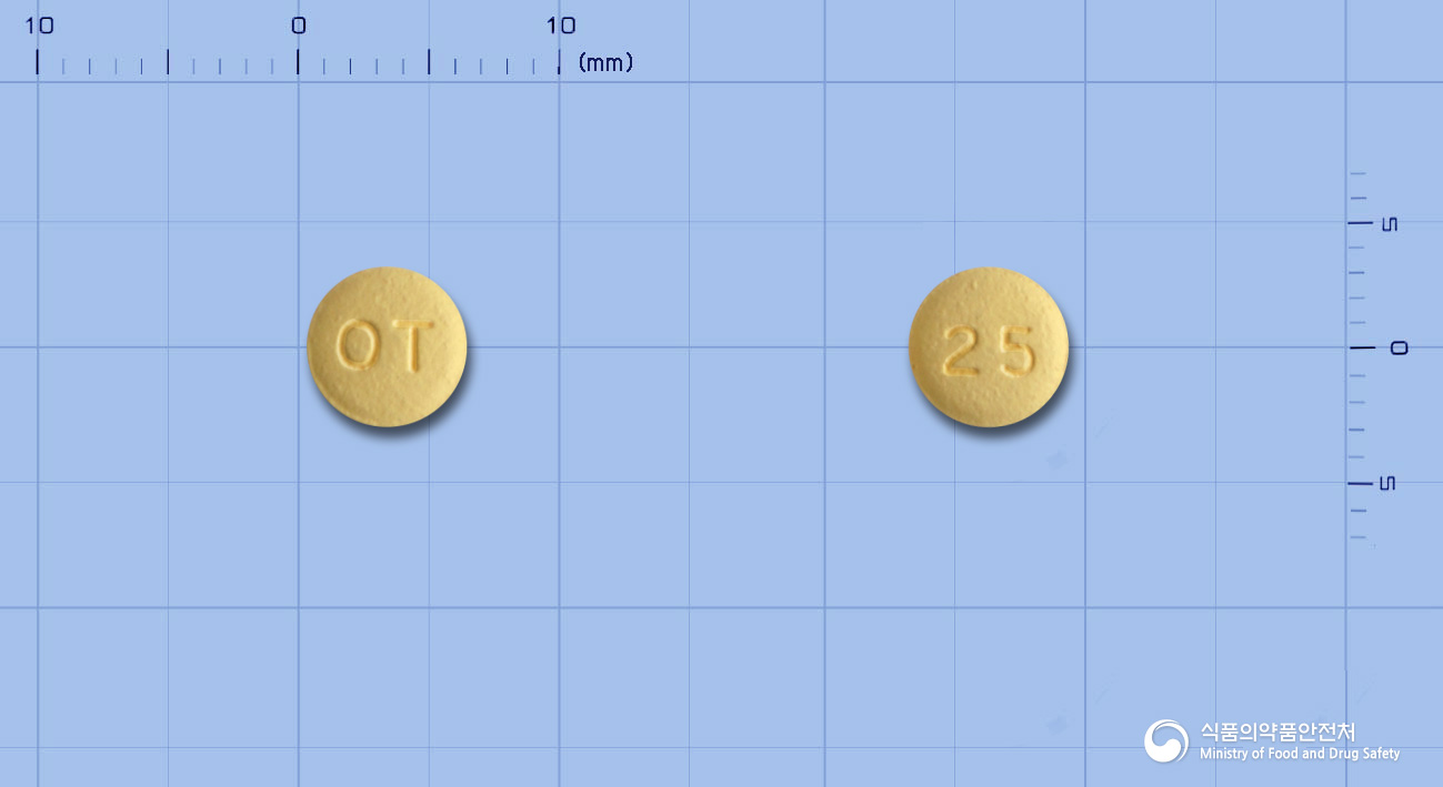 토라맥정25mg(토피라메이트) 제품 이미지