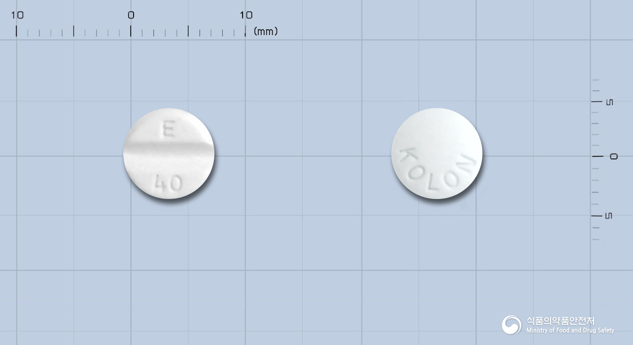 앤지비드서방정40mg(묽은이소소르비드이질산염) 제품 이미지