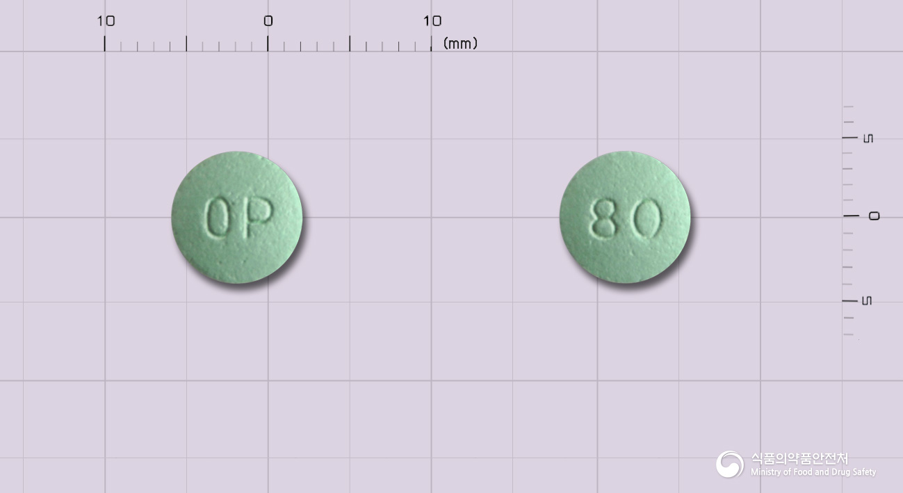 옥시콘틴서방정80mg(옥시코돈염산염) 제품 이미지