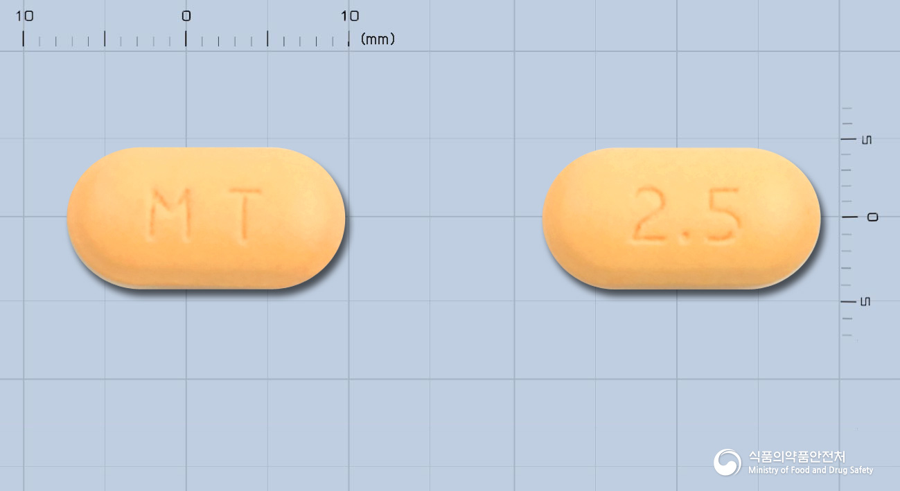 메티벤정 500/2.5mg(수출용) 제품 이미지