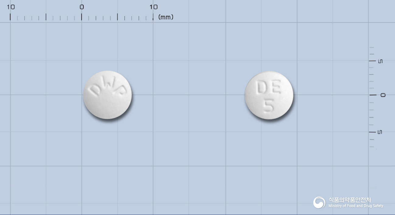대원염산도네페질정5mg(도네페질염산염) 제품 이미지