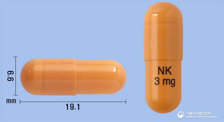 넥티민캡슐3mg(리바스티그민타르타르산염) 제품 이미지