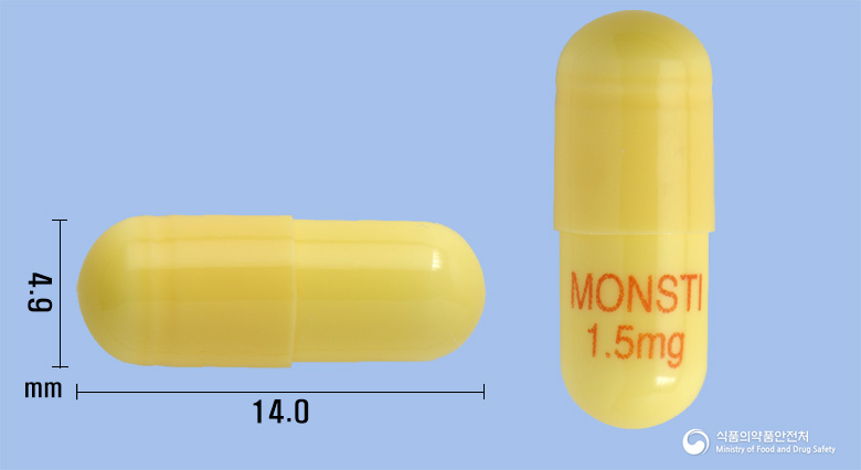 몬스티캡슐1.5mg(리바스티그민타르타르산염) 제품 이미지