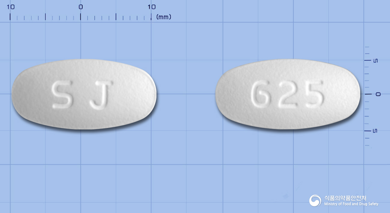 티라목스정625mg(아목시실린-클라불란산칼륨)(4:1) 제품 이미지