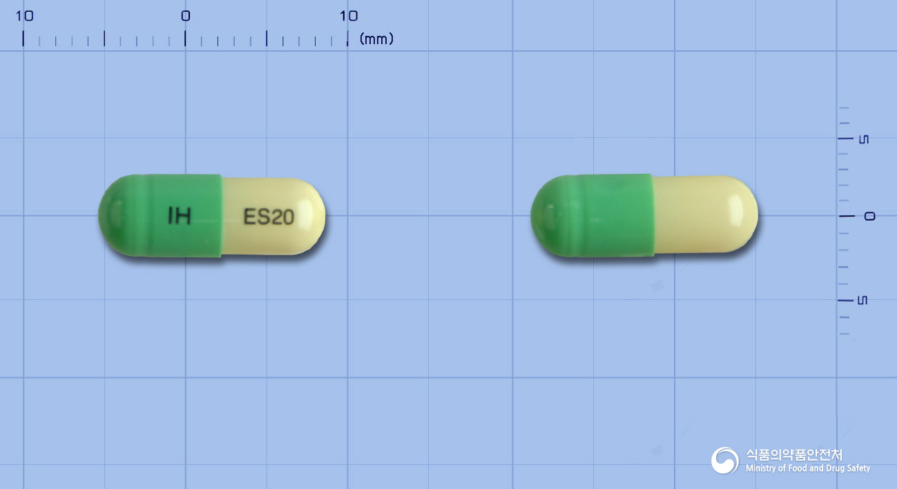 에소파졸캡슐20mg(에스오메프라졸마그네슘이수화물) 제품 이미지