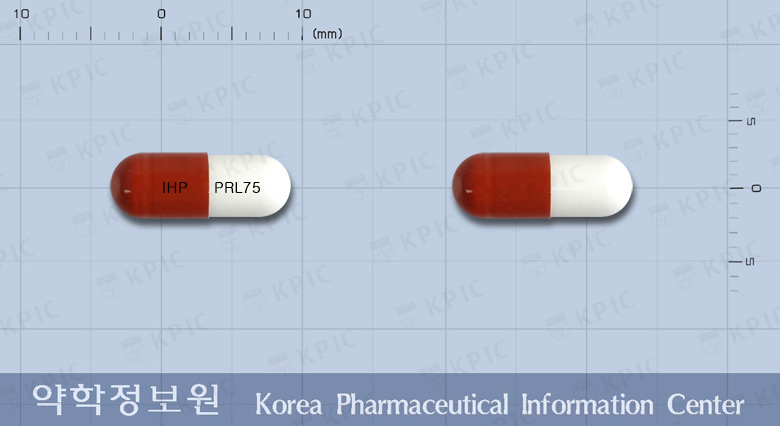프랄린캡슐75밀리그램(프레가발린) 제품 이미지