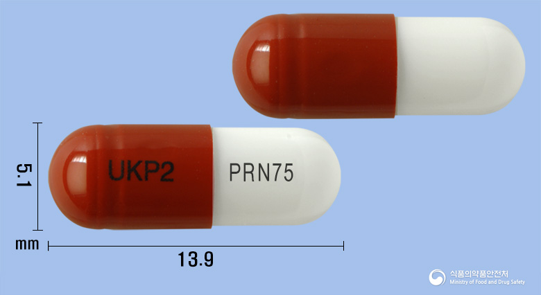 넬슨프레가발린캡슐75mg(프레가발린) 제품 이미지
