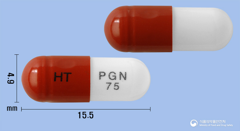 리레카캡슐75mg(프레가발린) 제품 이미지