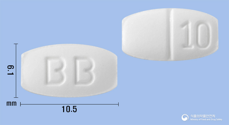 바브론정10mg(부스피론염산염) 제품 이미지