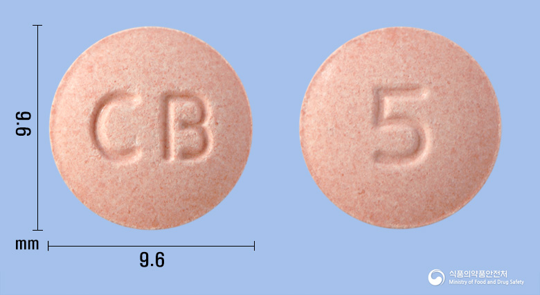 몬테로스츄정5mg(몬테루카스트나트륨) 제품 이미지