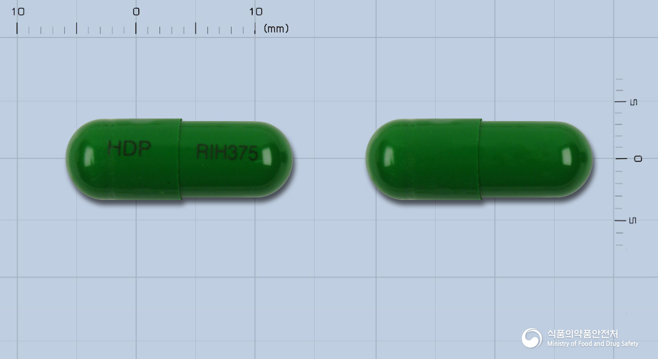 리나치올캡슐375밀리그램(카르보시스테인)(수출명:HyundiolCapsule375Mg) 제품 이미지