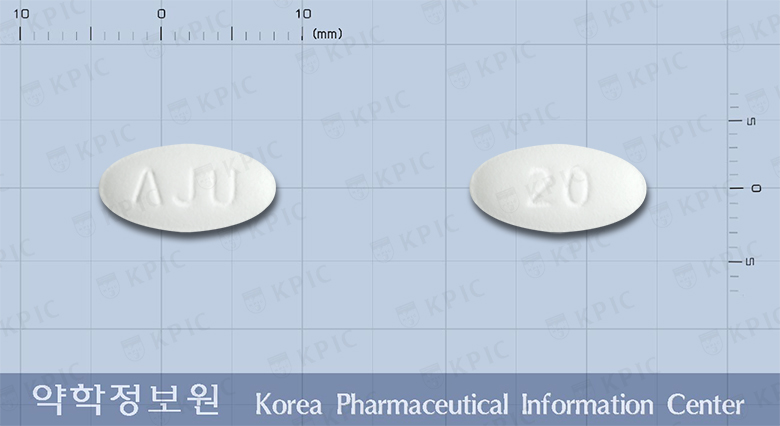 올피트정20밀리그램(아토르바스타틴칼슘삼수화물) 제품 이미지