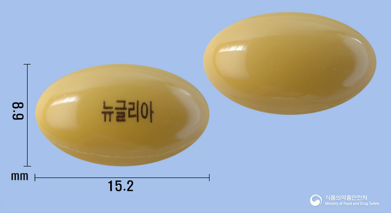 뉴글리아연질캡슐(콜린알포세레이트) 제품 이미지