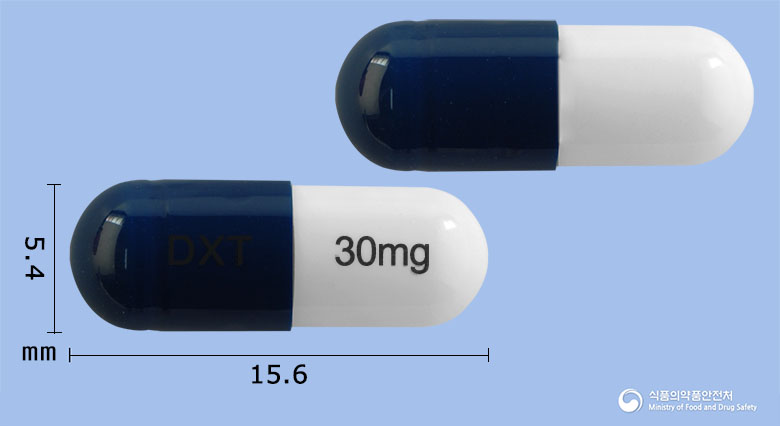 피엠에스둘록세틴캡슐30mg(둘록세틴염산염) 제품 이미지