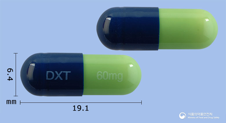 피엠에스둘록세틴캡슐60mg(둘록세틴염산염) 제품 이미지