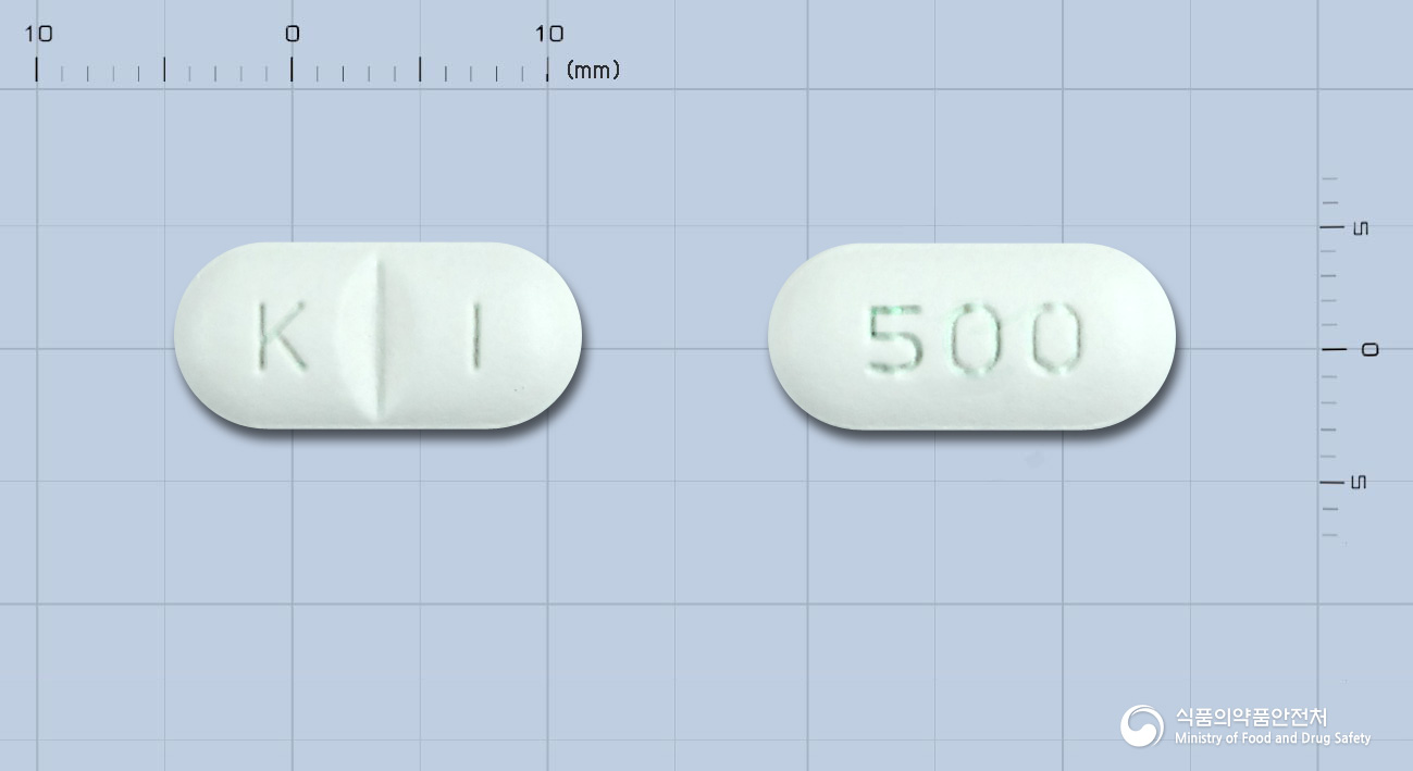 아모크라듀오정500mg(아목시실린-클라불란산칼륨(7:1)) 제품 이미지