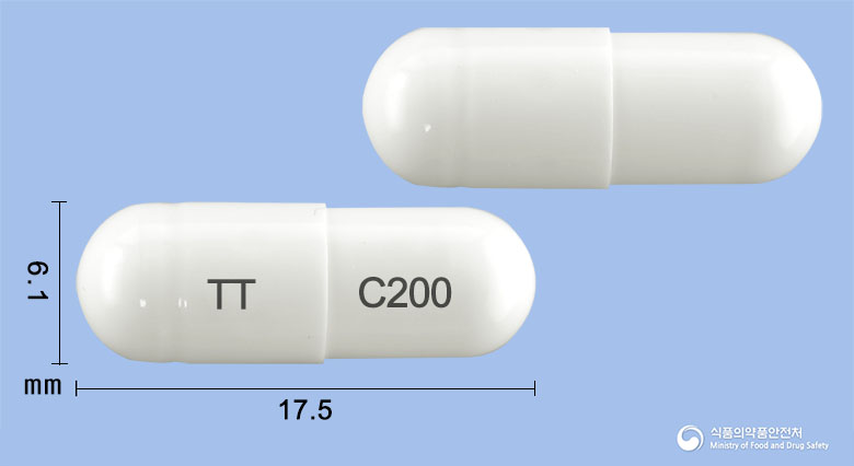 셀콕브렉스캡슐200mg(세레콕시브) 제품 이미지