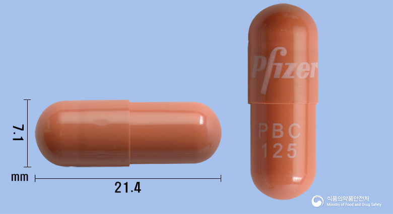 입랜스캡슐125mg(팔보시클립) 제품 이미지