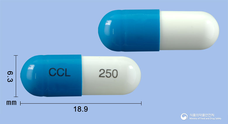 쎄클러캡슐250mg(세파클러수화물) 제품 이미지