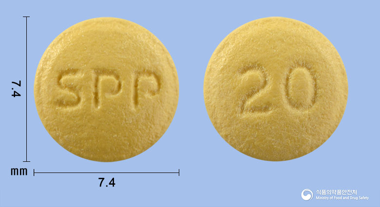 에스피씨라베정20mg(라베프라졸나트륨) 제품 이미지