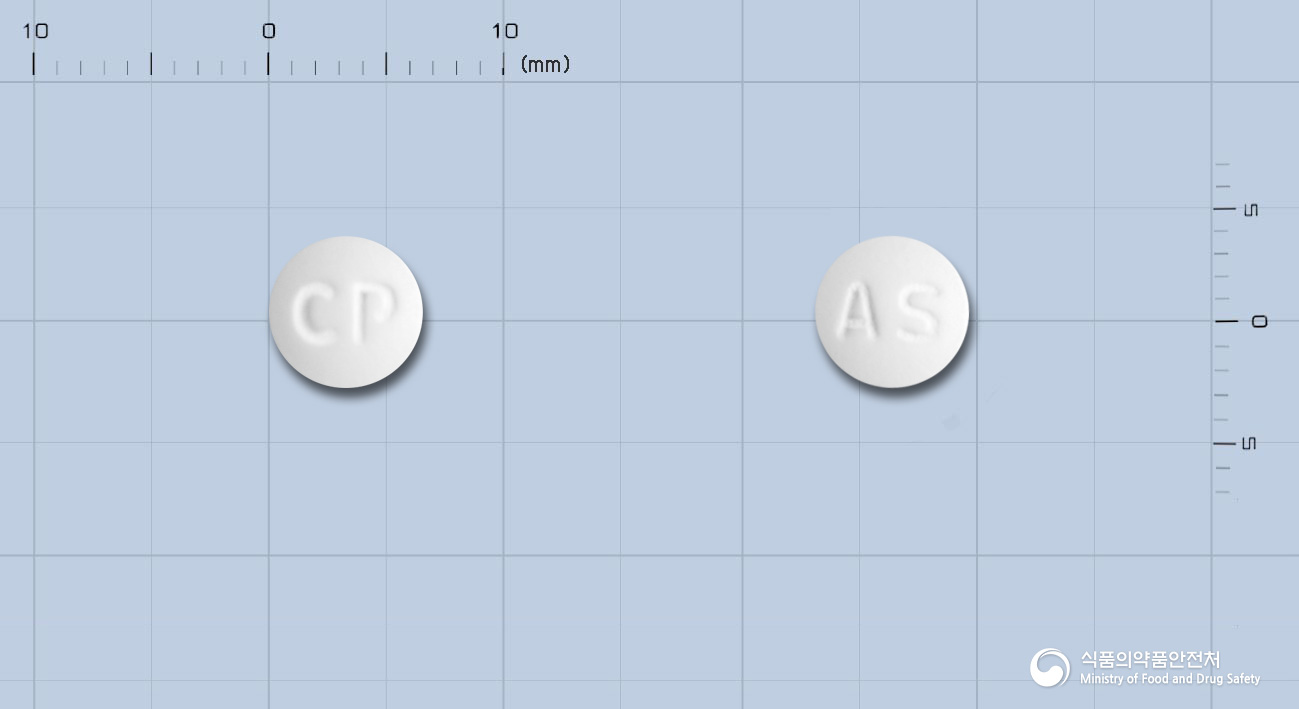 씨엠지아스피린장용정100mg 제품 이미지