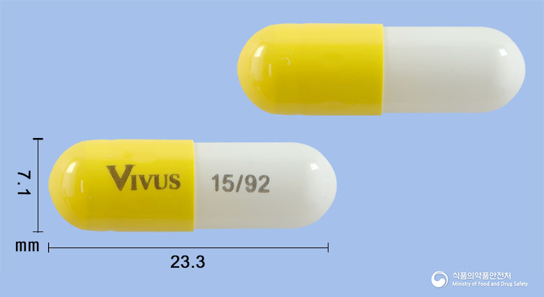 큐시미아캡슐15mg/92mg 제품 이미지