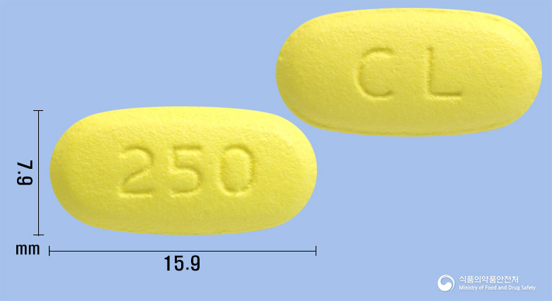 클라오정250mg(클래리트로마이신) 제품 이미지