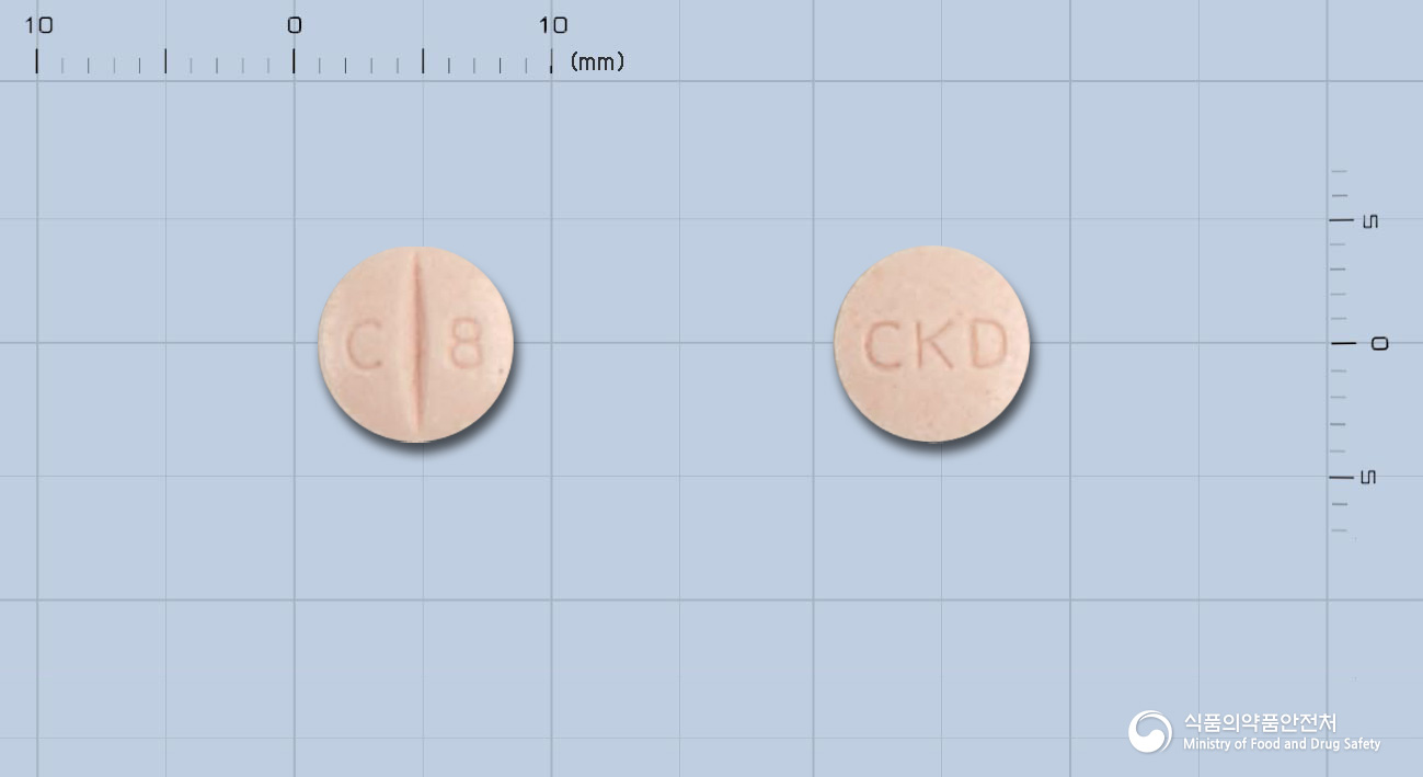 칸데모어정8밀리그램(칸데사르탄실렉세틸) 제품 이미지