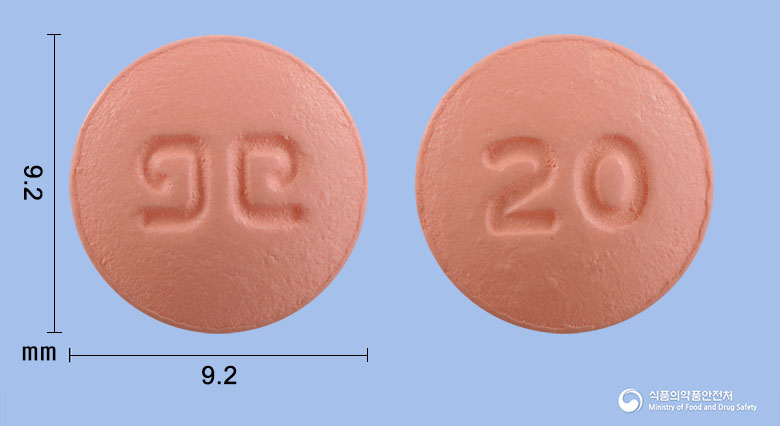 로수바신정20mg(로수바스타틴칼슘) 제품 이미지
