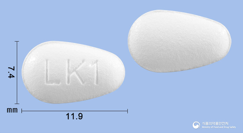 뉴로사탄정100mg(로사르탄칼륨) 제품 이미지