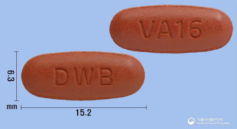 디오브이플러스정160/12.5mg 제품 이미지